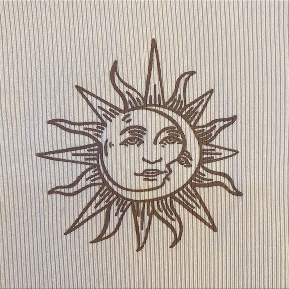 BROWN CROPPED TEE - Picture 2 of 3